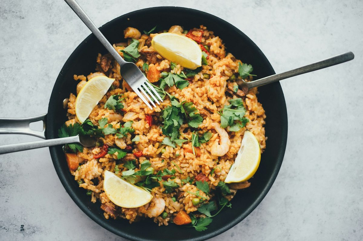 Riz sauce graine